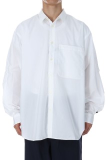 TECH REGULAR COLLAR SHIRT L/S - WHITE (BE-83025W)