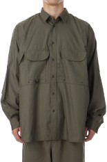 TECH FISHING SHIRT L/S - OLIVE (BE-84025W)