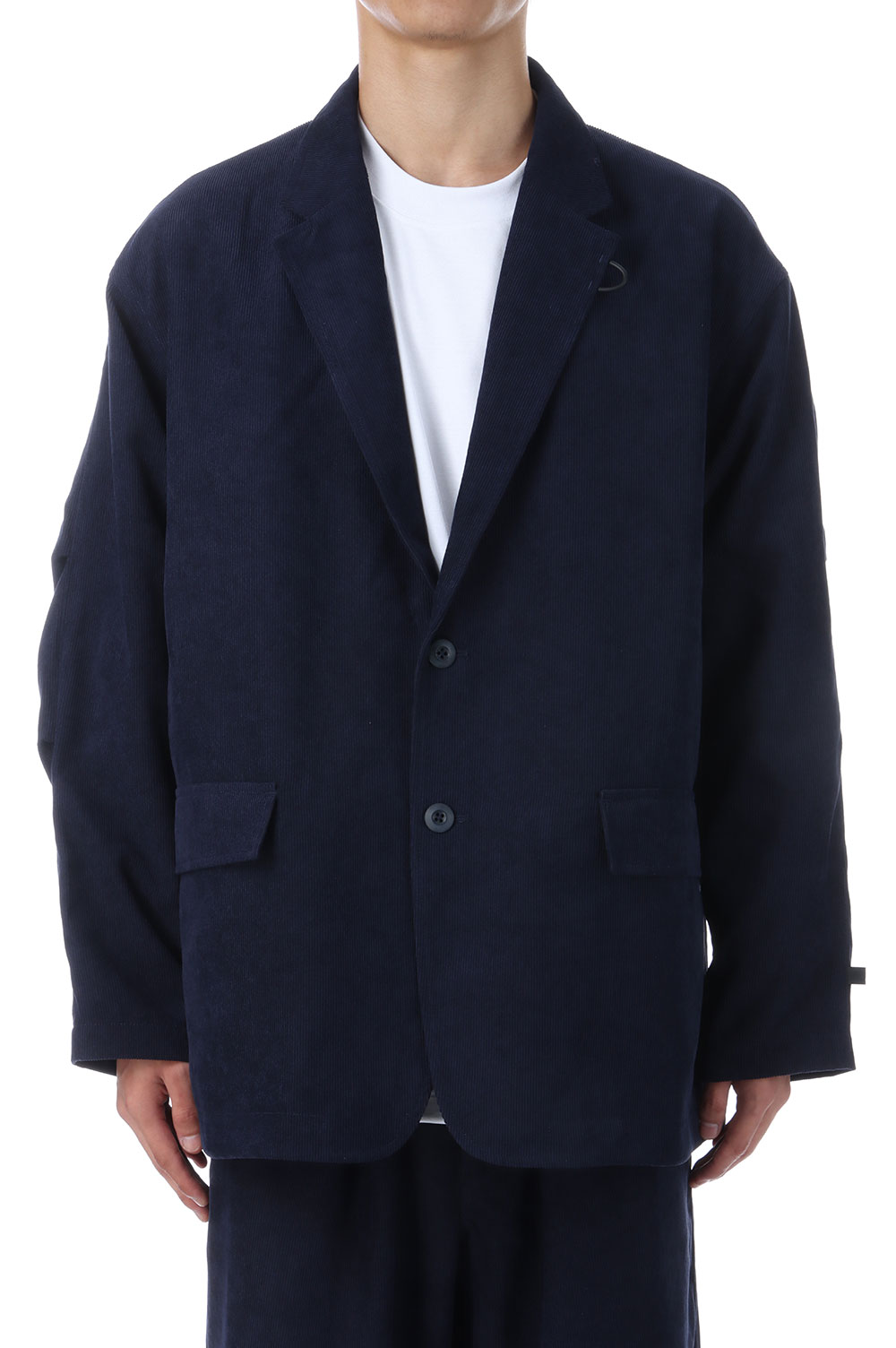 TECH LOOSE 2B JACKET CORDUROY - NAVY (BJ-32025W) | セレクト