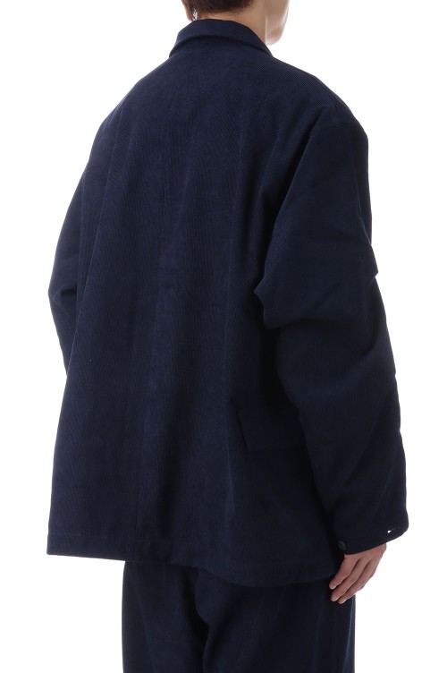 TECH LOOSE 2B JACKET CORDUROY - NAVY (BJ-32025W) | セレクト