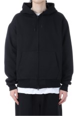 TECH SWEAT DOUBLE FACE PARKA - BLACK (BE-54025W)