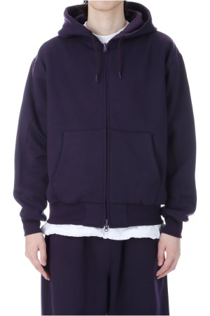 TECH SWEAT DOUBLE FACE PARKA - PURPLE (BE-54025W)