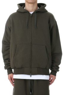 TECH SWEAT DOUBLE FACE PARKA - BROWN KHAKI (BE-54025W)