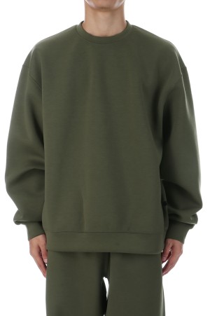 TECH SCUBA KNIT CREW - OLIVE (BE-60025W)