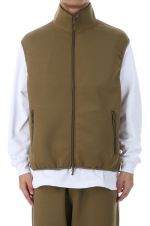 TECH SCUBA KNIT STAND COLLAR VEST - COYOTE (BE-61025W)