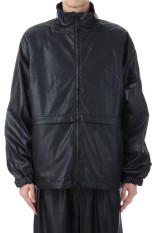 TECH SYNTHETIC SKIN WINDBREAKER JACKET - BLACK (BJ-40025W)