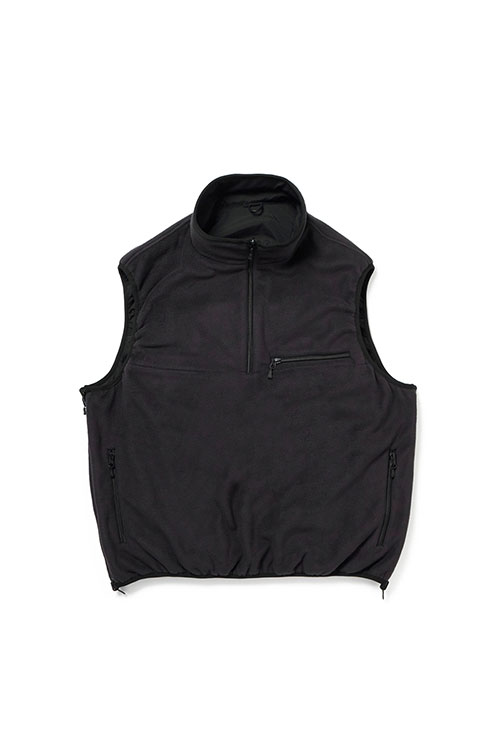 TECH REVERSIBLE PULLOVER PUFF VEST - BLACK (BW-70025W) | セレクト