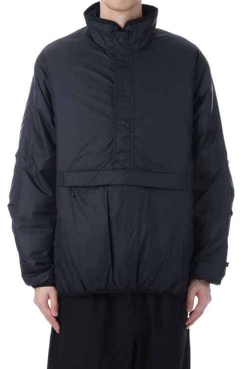 TECH REVERSIBLE PULLOVER PUFF JACKET - BLACK (BW-62025W