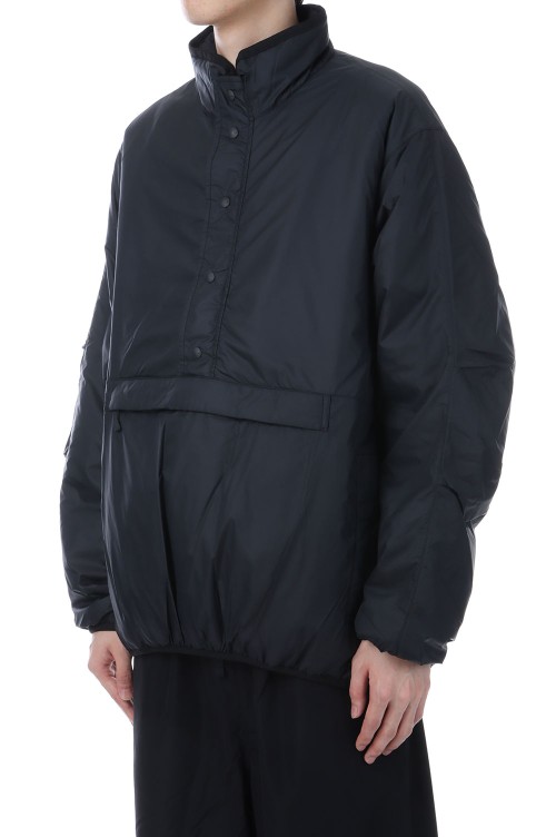 TECH REVERSIBLE PULLOVER PUFF JACKET - BLACK (BW-62025W