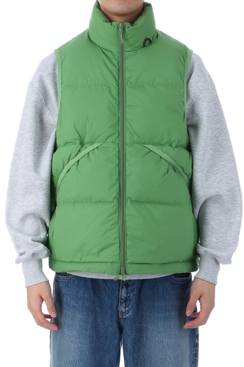 TECH ALPINE DOWN VEST - GREEN (BW-24025W) | セレクトショップ