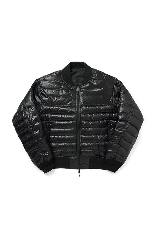 TECH REVERSIBLE MA-1 INNER DOWN JACKET - BLACK (BW-43025W