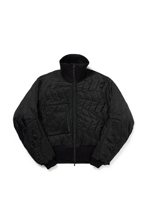 TECH ARMY QUILTING HIGH NECK JACKET - BLACK (BW-44025W) | セレクト