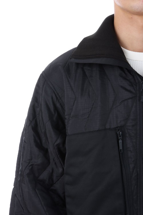 TECH ARMY QUILTING HIGH NECK JACKET - BLACK (BW-44025W) | セレクト