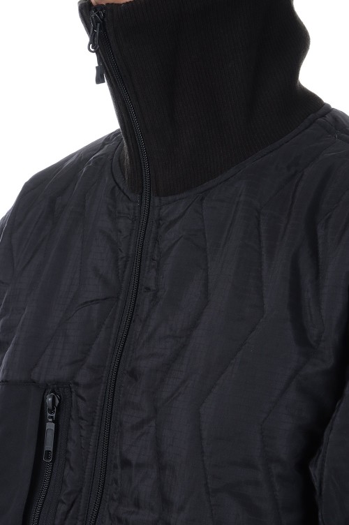 TECH ARMY QUILTING HIGH NECK JACKET - BLACK (BW-44025W) | セレクト