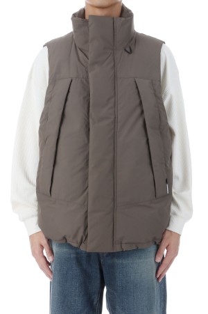 WINDSTOPPER(R) FIELD DOWN VEST - BROWN KHAKI (BW-18025W)