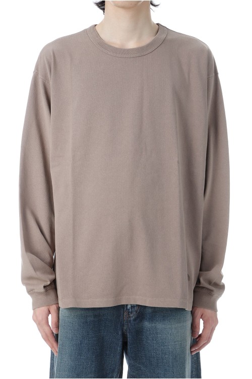 Garment Dyed Field Long Sleeve Tee - Tan (N25FT009