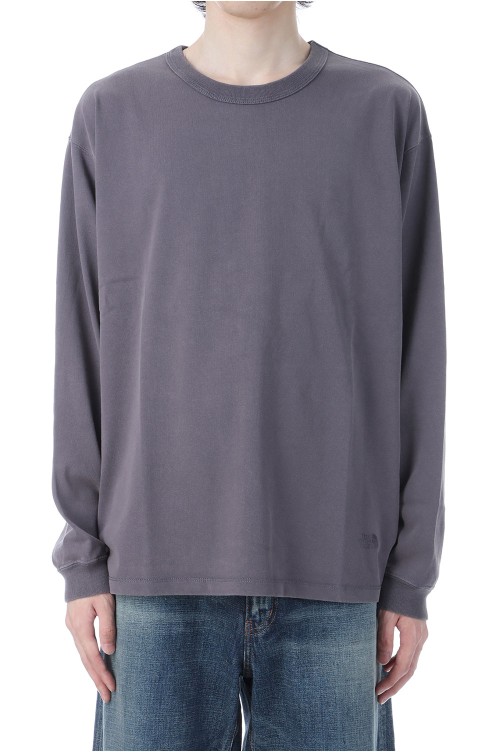 Garment Dyed Field Long Sleeve Tee - Asphalt Gray (N25FT009 