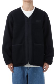 PLAS Fleece Field Cardigan - Asphalt Gray (N25FA037)