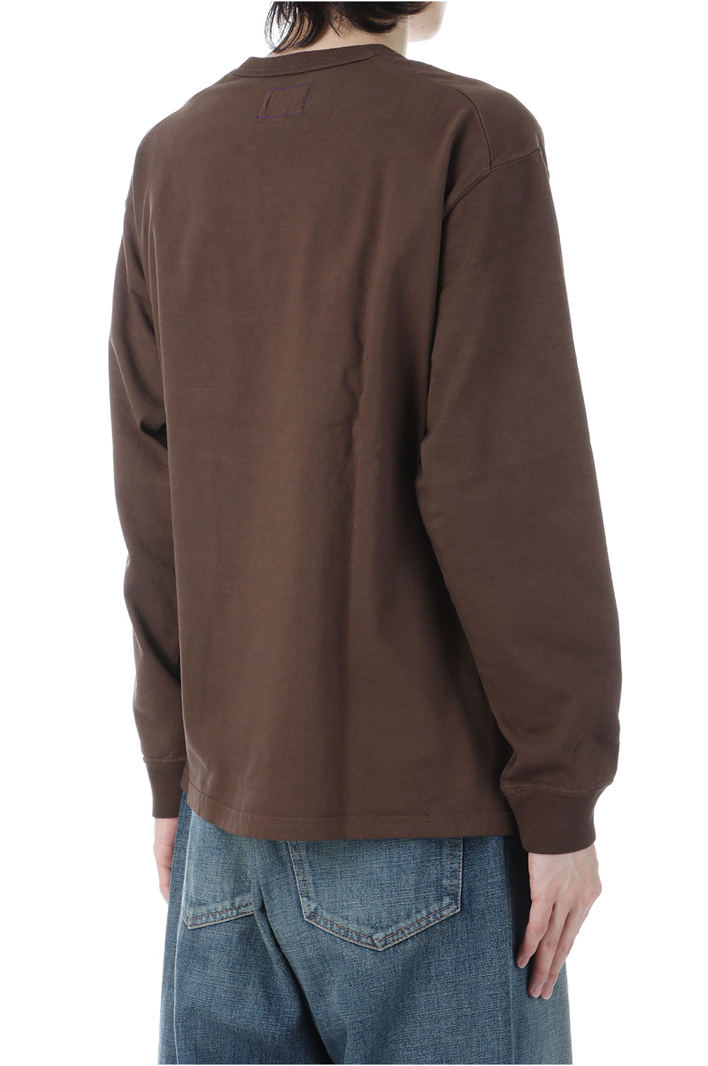 7oz Field Long Sleeve Pocket Tee - Brown (N25FT063) | セレクト