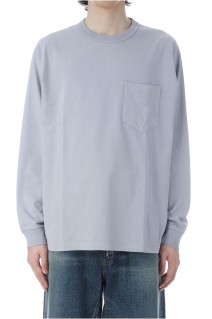 7oz Field Long Sleeve Pocket Tee - Light Gray (N25FT063)
