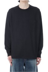 7oz Field Long Sleeve Pocket Tee - Black (N25FT063)