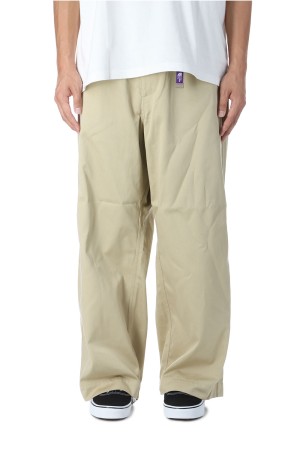 Chino Wide Straight Field Pants - Beige (N25SC093)