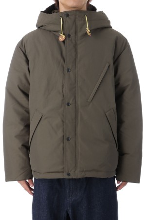 Double Peak Short Down Parka - Moss Green (N25FA105)