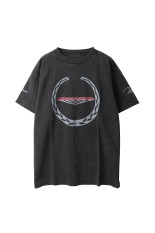 PRINTED TEE SHIRTS BADGE  / BLACK (252LM-CT04)