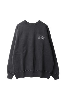 EMBROIDERED CREW NECK -LTM- / BLACK (252LM-CT13)