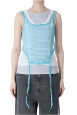 2way Cotton Puff Sleeve Bustier - WHITE (21251315713