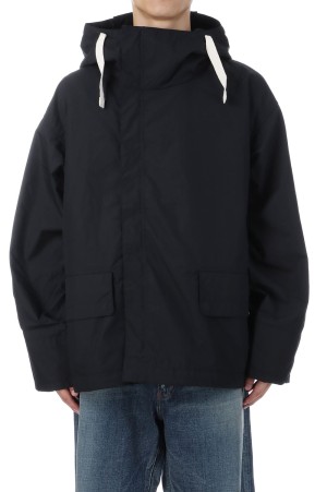 Hooded Deck Jacket - Black (S25FA012)