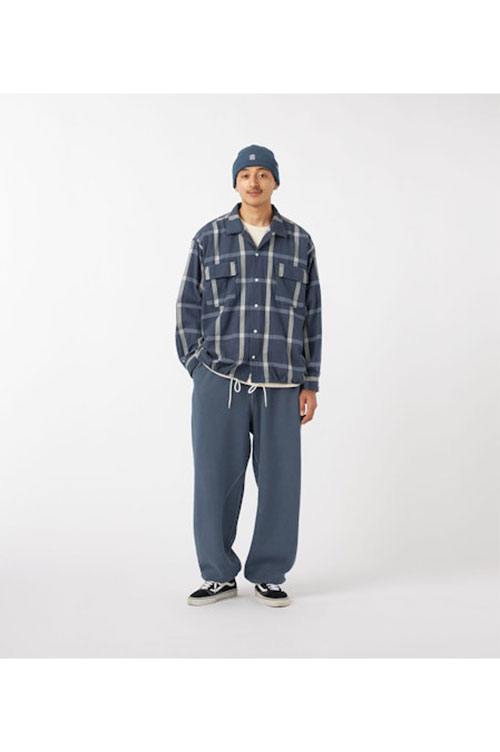 Flannel PALAKA Check Shirt - Navy (S25FG016) | セレクトショップ