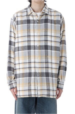 Heavy Flannel Shirt - Gray (S25FG046)