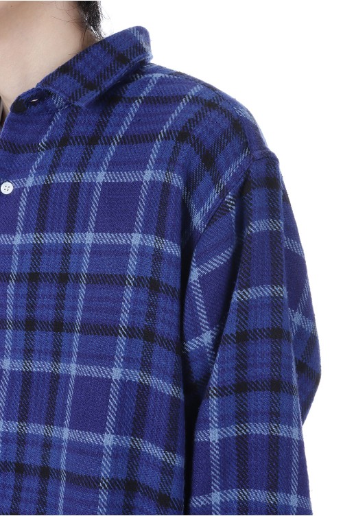Heavy Flannel Shirt - Navy (S25FG046) | セレクトショップ
