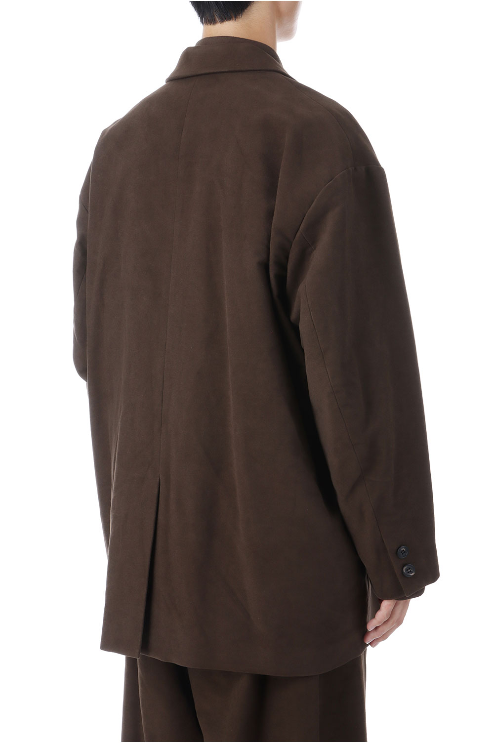 MOLESKIN DOUBLE BREASTED JACKET / BROWN (D25MS-05001) | セレクト