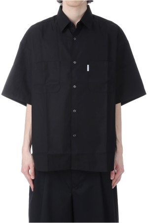Gas Boil Oxford S/S Shirt / Black (CTE-25S404)