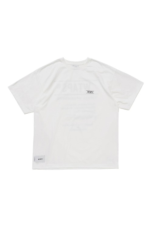 トップス WTAPS CONTAINING 02 / SS / COTTON WHITE CONTAINING 02 / SS / COTTON / WHITE (251ATDT-STM10S