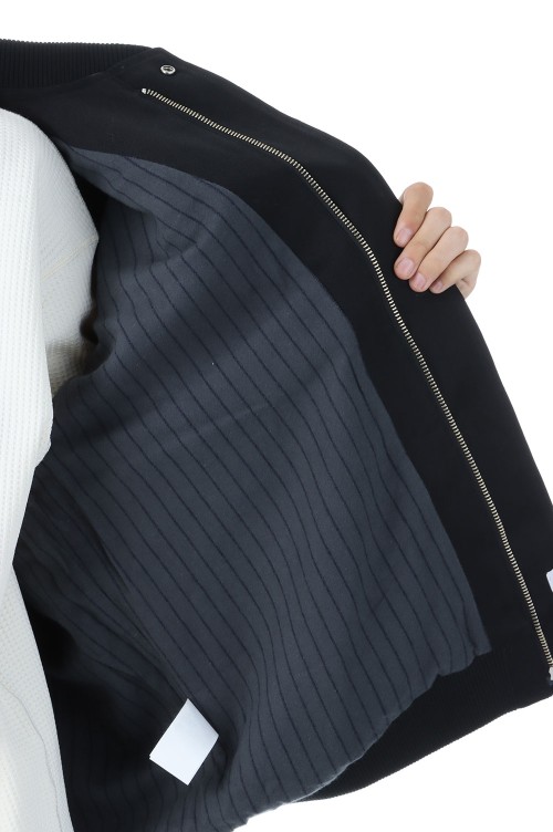 PRT COTTON JACKET - BLACK (252CPDS-JKM02) | セレクトショップ