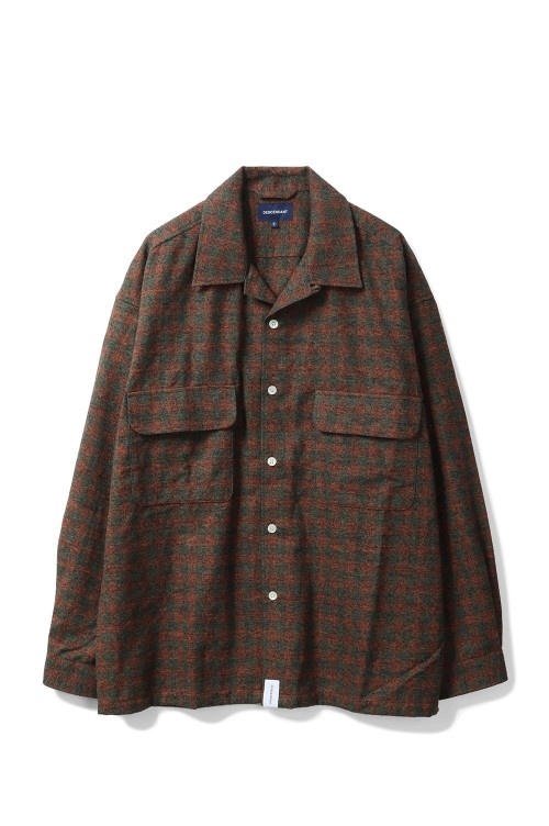 MILPITAS PLAID LS SHIRT - BROWN (252CPDS-SHM02) | セレクトショップ