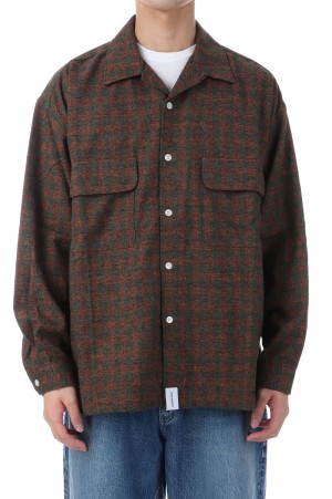 MILPITAS PLAID LS SHIRT - BROWN (252CPDS-SHM02) | セレクトショップ