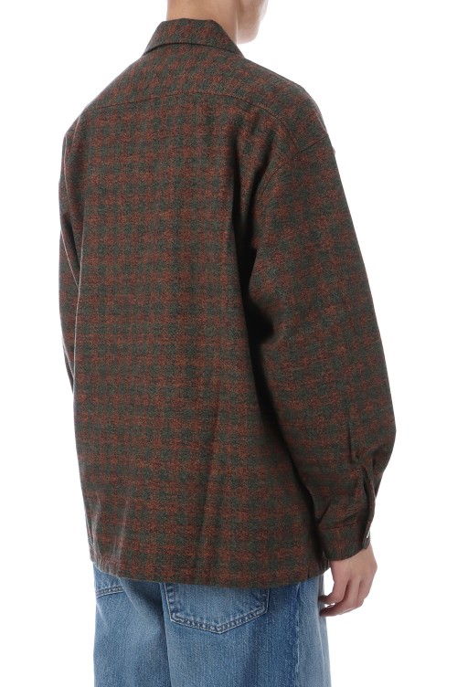 MILPITAS PLAID LS SHIRT - BROWN (252CPDS-SHM02) | セレクトショップ