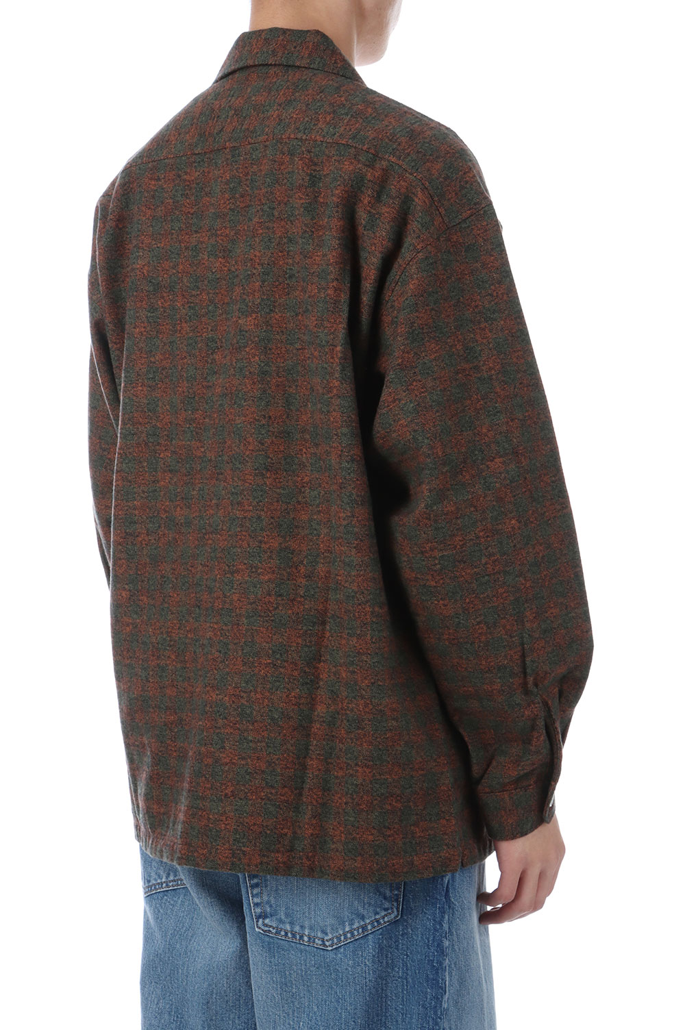 MILPITAS PLAID LS SHIRT - BROWN (252CPDS-SHM02) | セレクトショップ
