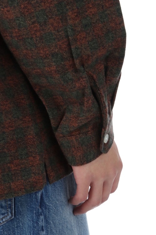 MILPITAS PLAID LS SHIRT - BROWN (252CPDS-SHM02) | セレクトショップ