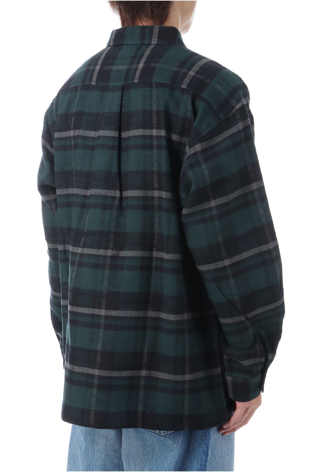 トップス DESCENDANT VANING CHECK LS VANNING PLAID LS SHIRT - GREEN (252TQDS-SHM04) | セレクトショップ