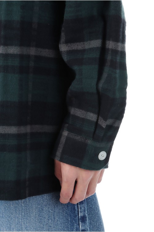 VANNING PLAID LS SHIRT - GREEN (252TQDS-SHM04) | セレクトショップ