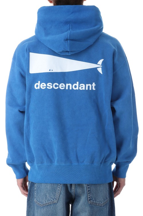 DESCENDANT CACHALOT HOODED クジラ 刺繍 L DESCENDANT⁄CACHALOT ZIP