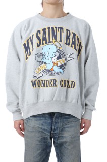 CRW NECK SWEAT / BABY MICAHEL / GRY (SM-HR1-0000-050)