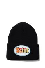 KNIT CAP / SAINT / BLACK (SM-HR1-0000-096)
