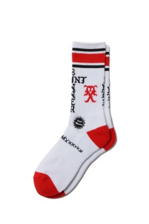 SOCKS / SINNER / WHITE+RED (SM-HR1-0000-107)
