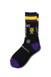 SOCKS / SINNER / BLACK+PURPLE (SM-HR1-0000-111)